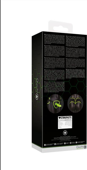 Actual product image Ouch! Strap-on Harness - Glow in the Dark