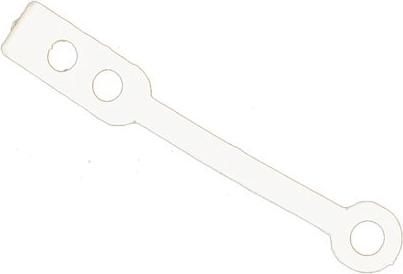 Image du produit Steinhart Patte plate en caoutchouc 25 pcs court