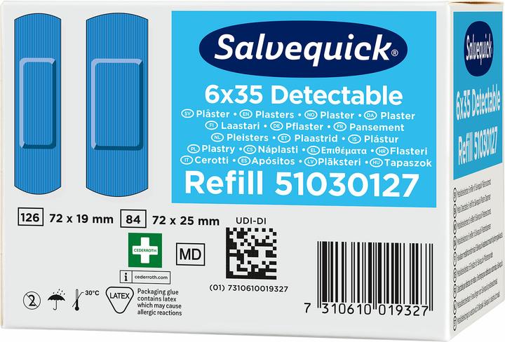 Immagine prodotto Salvequick Strisce di gesso rilevabili (6 x)