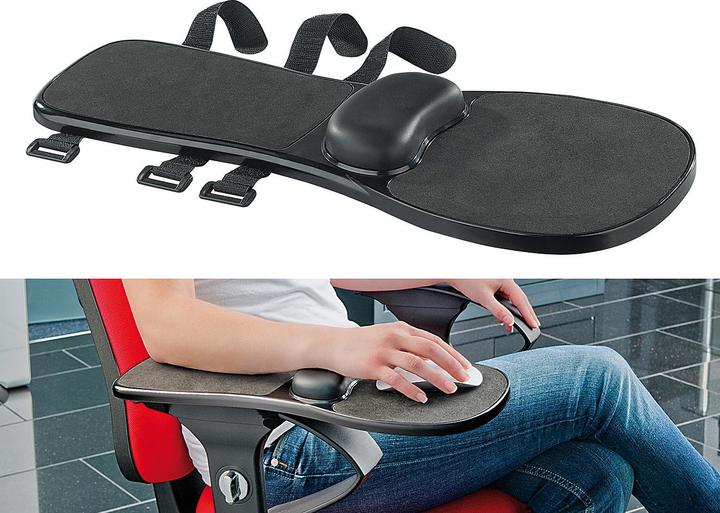 Actual product image General Office Table and armrest mouse pad with comfort joint support (S)