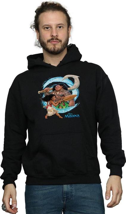 Actual product image Disney Mens Moana And Maui Wave Hoodie (M)