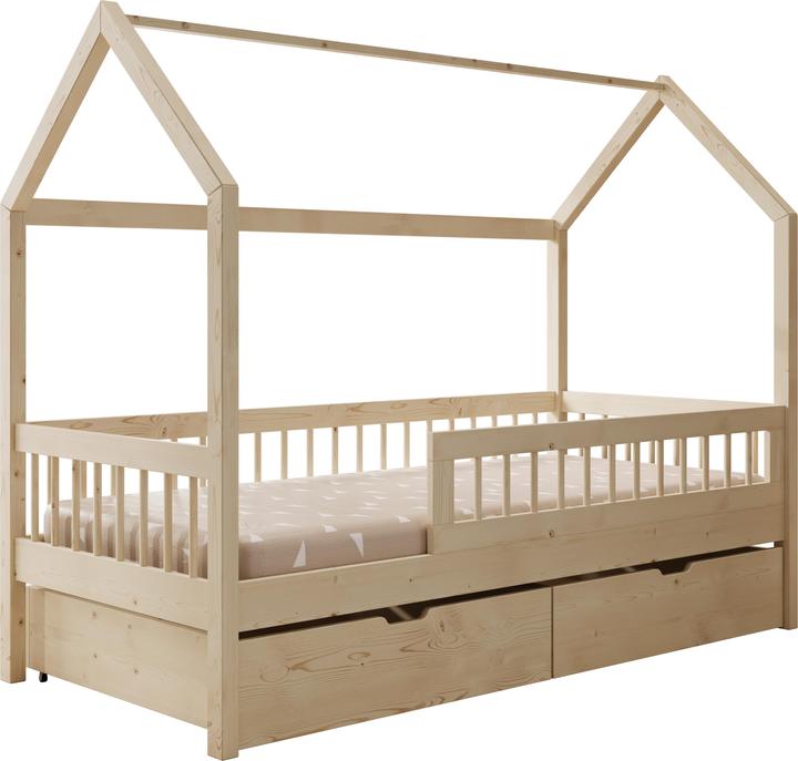 Produktbild ADRK Furniture Hausbett Galicja mit Matratze (180 x 80 cm)