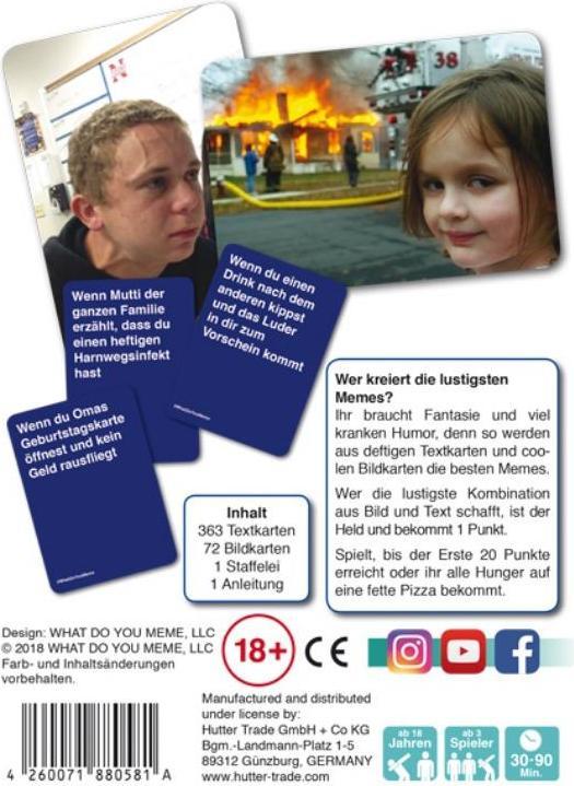 Produktbild Hutter What Do You Meme? (Deutsch)