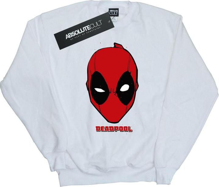 Actual product image Mens Deadpool Mask Sweatshirt (M)