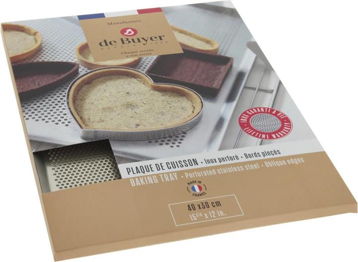 Actual product image de Buyer Perforated stainless steel rectangular