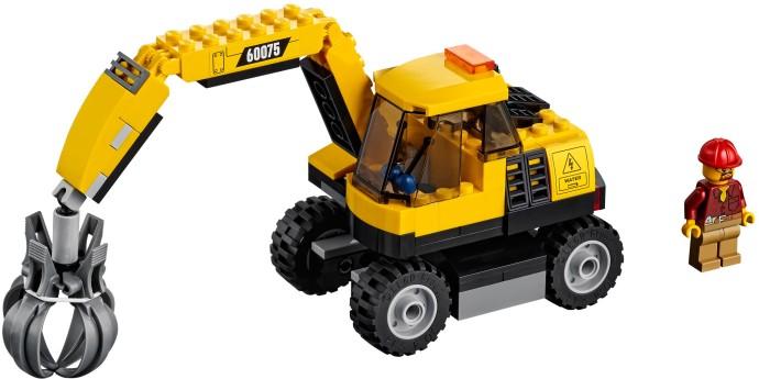 Produktbild LEGO Bagger und Transportwagen (60075, LEGO City)