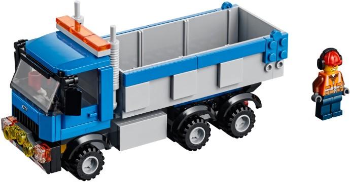 Produktbild LEGO Bagger und Transportwagen (60075, LEGO City)