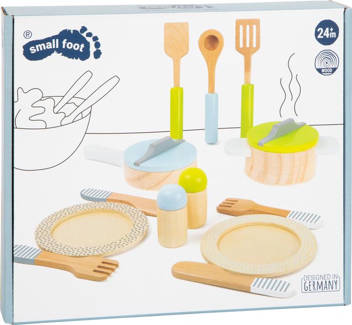 Actual product image small foot Dishes and pot set