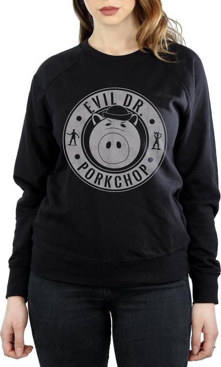 Actual product image Disney Womens/Ladies Toy Story Evil Dr Pork Chop Sweatshirt (S)