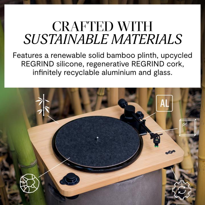 Actual product image House of Marley Stir It Up LUX Turntable + Get Together Duo (Manual)