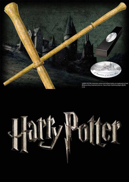 Image du produit Noble Collection Harry Potter Baguette magique Lucius Malefoy (édition personnage)