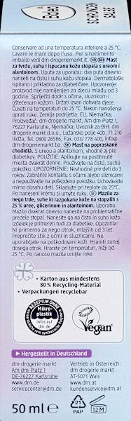 Immagine prodotto dm Balea Unguento per l'afta (Crema piedi e gel piedi, 50 ml)