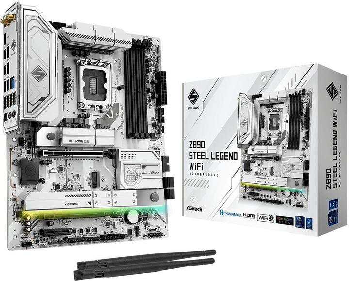 Produktbild AsRock Z890 Steel Legend WiFi (Socket S1, Intel Z890, ATX)