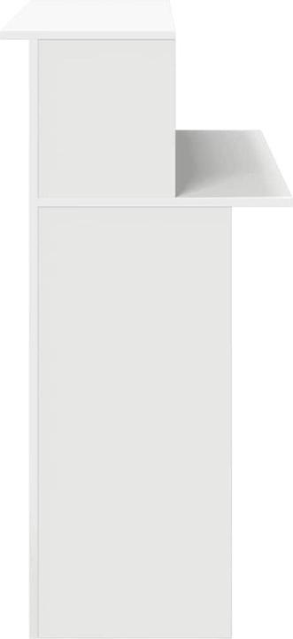 Actual product image VidaXL Reception counter White 100x50x103.5 cm Wood-based reception counter