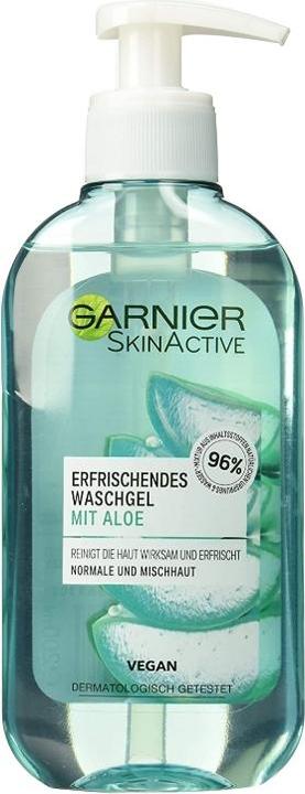 Air Wick Garnier, erfrischendes Waschgel mit Aloe Vera, normale und gemischte Haut, 200 ml (Gel, 200 ml)