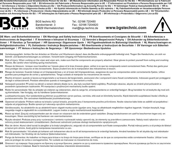 Produktbild BGS Scheiben-Wischwasserschlauch-Reparatursatz | 19-tlg.