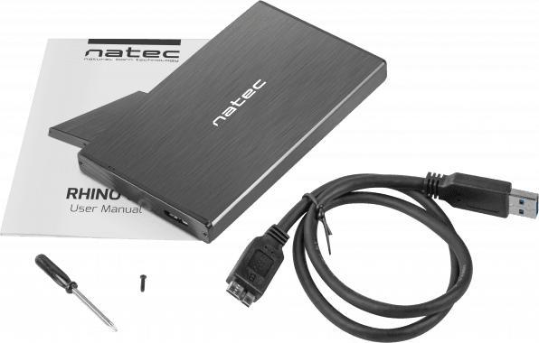 Actual product image Natec NKZ-0941 Storage Drive Enclosure HDD / SSD Enclosure 2.5 Inch (2.5")