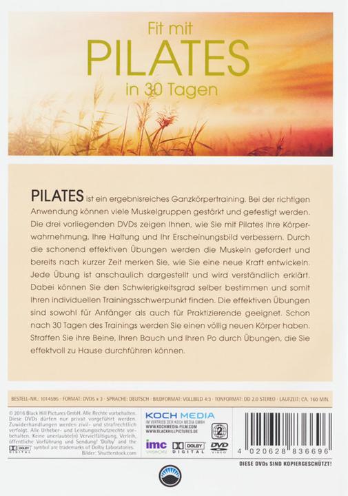 Immagine prodotto Plaion In forma con Pilates in 30 giorni (DVD, 2003, Tedesco)