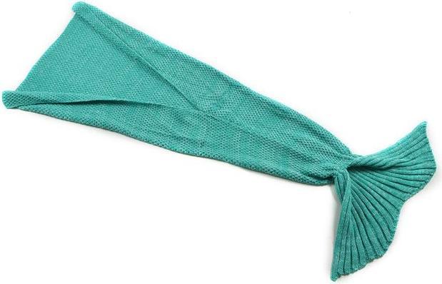 Immagine prodotto MU Classic Coperta a maglia a forma di sirena (70 x 130 cm)
