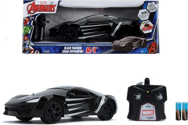 Actual product image Jada Marvel Black Panther RC Lycan 1:16