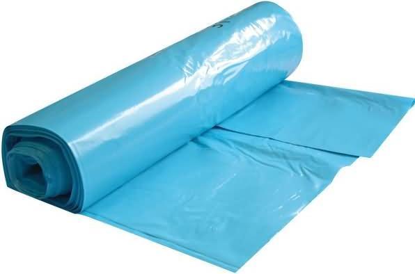 Hygoclean Müllsäcke, blau, 160 Liter, aus LDPE, 60 my, Masse: 1.100 x 900 mm, aus LDPE-Folie (25 x, 160 l)