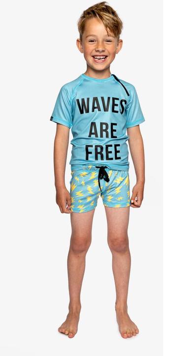 Immagine prodotto Beach & Bandits Maglietta da bagno UV Le onde sono libere (140)