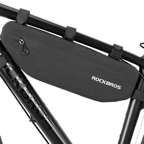 Produktbild Rockbros AS-043 bicycle bag with Velcro 3l - black (3 l, Rahmentasche)