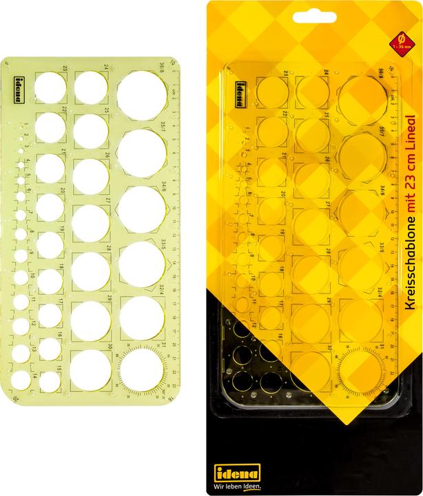 Actual product image Idena Circle template 23cm (230 mm)