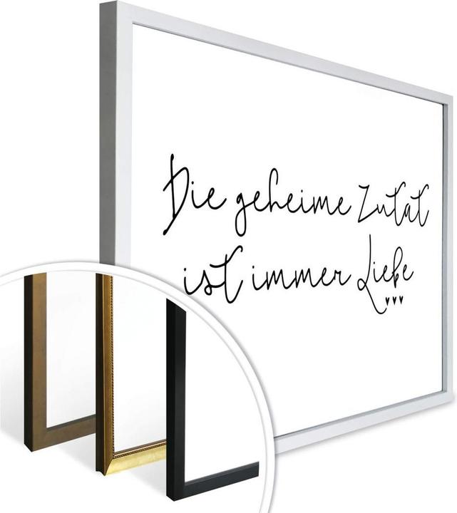 Image du produit Trenddeko L'ingrédient secret est toujours l'amour (40 x 50 cm)