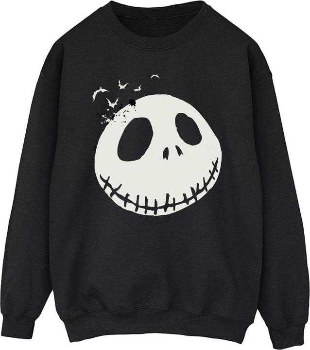 Actual product image The Nightmare Before Christmas Mens Jack Skellington Face Sweatshirt (XL)