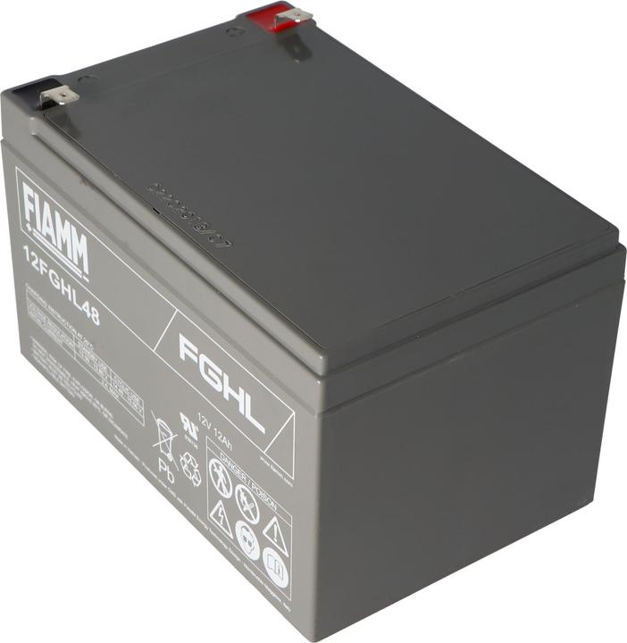 Image du produit Fiamm 12FGHL48 Batterie au plomb PB 12 volts 12000mAh avec contacts Faston 6,3mm (12 V, 12 Ah)