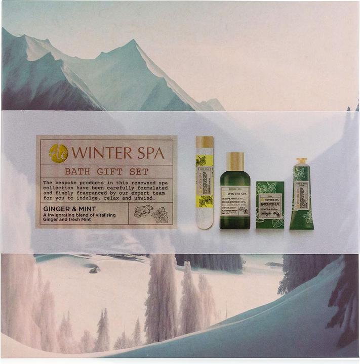 Immagine prodotto Accentra Set per la cura della SPA INVERNALE in confezione regalo, fragranza: Zenzero e Menta (Set per la cura dei capelli)