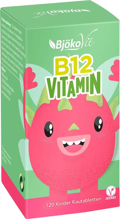 Actual product image BjökoVit Vitamin B12 chewable tablets for children (120 Piece, Pills, 39.70 g)