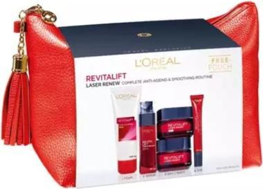 L'Oréal Paris L'Oreal Paris Revitalift Laser Renew Set - Reinigungsschaum 100 ml, Anti-Falten Augencreme 15 g