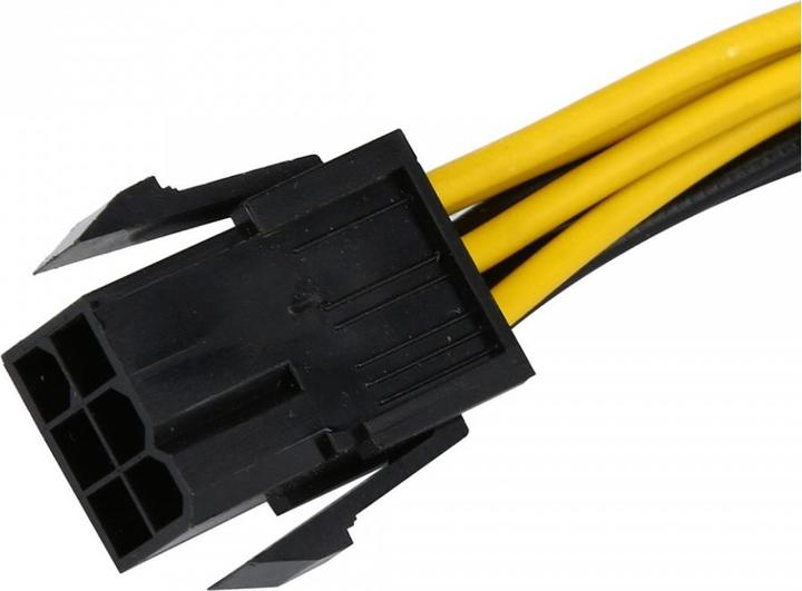 Productafbeelding PowerGuard PCI-E 6-Pin naar 8-Pin GPU grafische kaart adapter stroomkabel 12cm