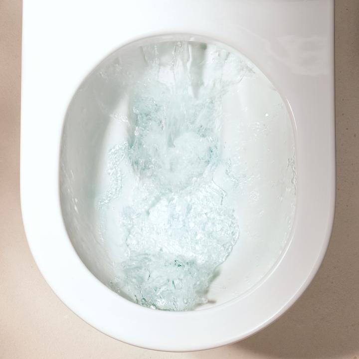 Produktbild hansgrohe EluPura Original S Stand-WC Set, 365x640mm, AquaChannel Flush, inkl. Spülkasten und WC-Si