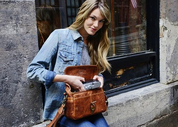 Produktbild ONA Bowery Cognac (Kamera Schultertasche)