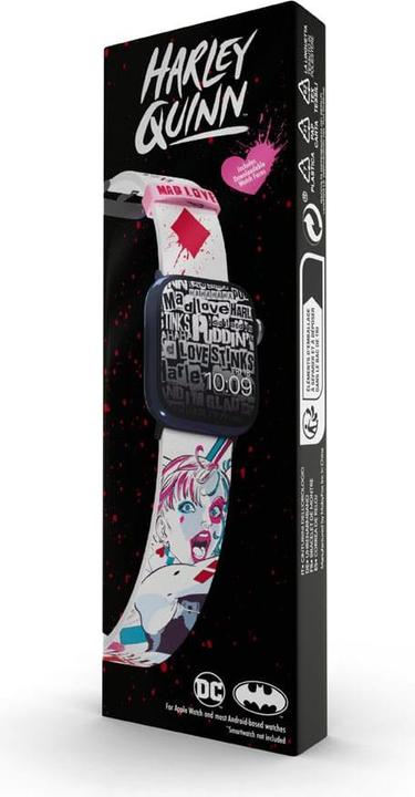 Produktbild Moby Fox Armband Smartwatch Harley Quinn Mad Love 22 mm (22 mm, Edelstahl, Silikon)