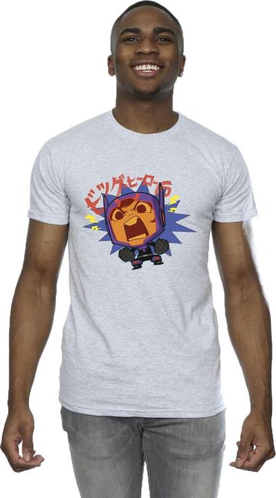 Produktbild Disney Big Hero 6 Baymax Hiro Angry Manga TShirt (S)
