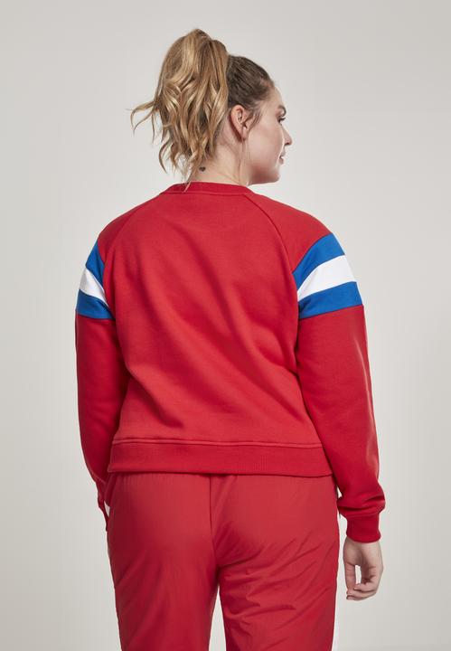Actual product image Urban Classics Ladies Sleeve Stripe Crew (XL)
