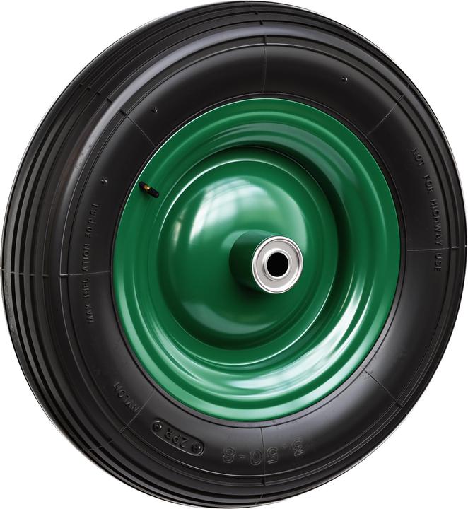Immagine prodotto Wiltec Carriola Ruota 3.50-8 Pneumatico max.120 kg con cerchio e camera d'aria Carriola