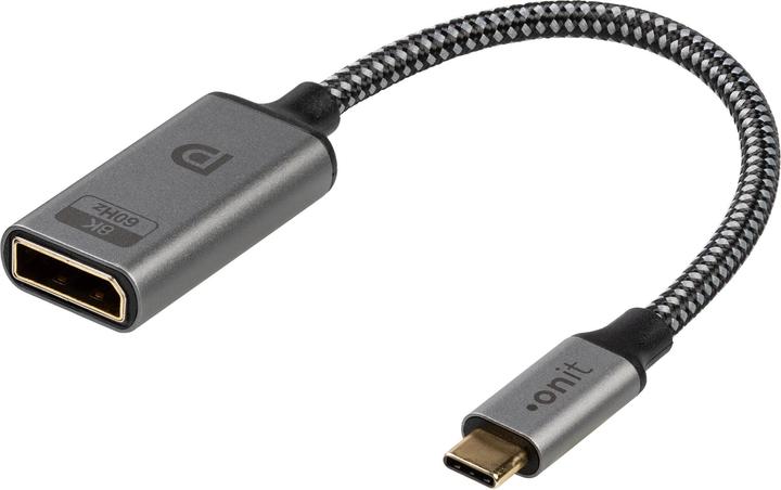Onit Adattatore USB Type-C - DisplayPort (USB-C, 12 cm)