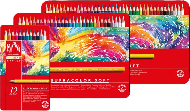 Produktbild Caran d'Ache Supracolor Aquarelle Metallschachtel (Mehrfarbig, 40 x)