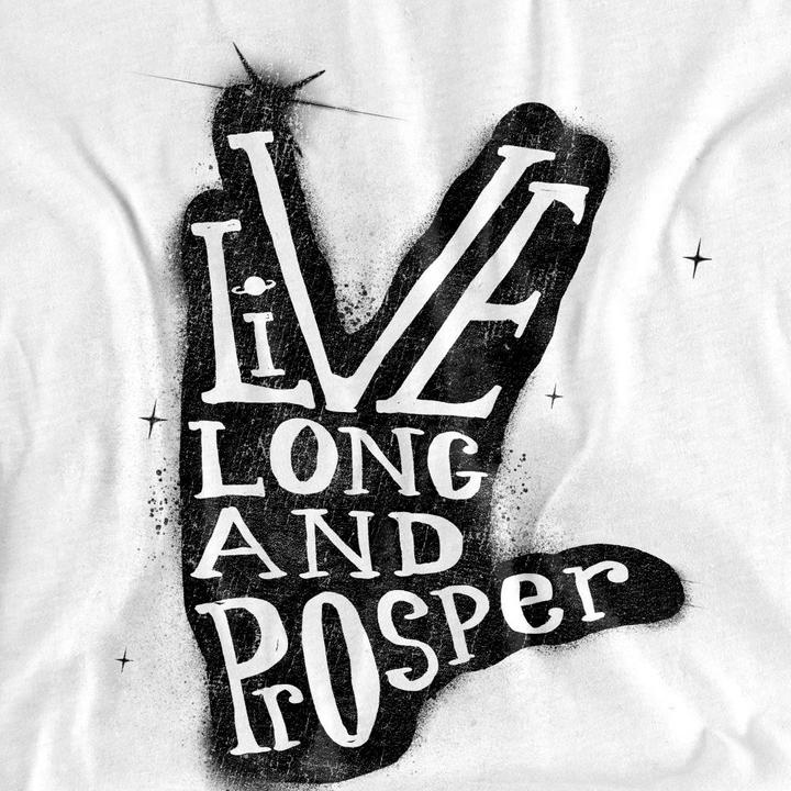 Actual product image Star Trek Beyond Unisex Adult Prosper Hand T-Shirt (S)