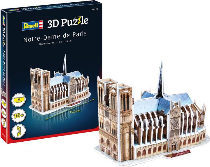 Revell Puzzle 3D Notre-Dame de Paris (39 pièces)