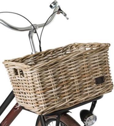 Immagine prodotto Fastrider Cestino per biciclette Cestino di vimini in rattan rettangolare (26 l)