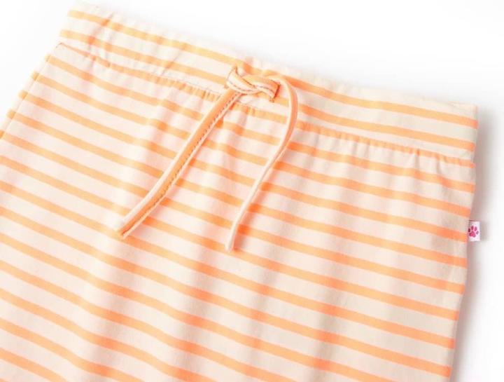 Produktbild VidaXL Kinderrock mit Streifen Gerade Neonorange 116,Material: 95 (116)