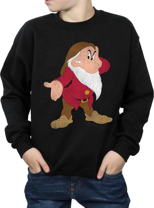 Produktbild Disney Snow White And The Seven Dwarves Classic Grumpy Sweatshirt Jungen (140, 146)