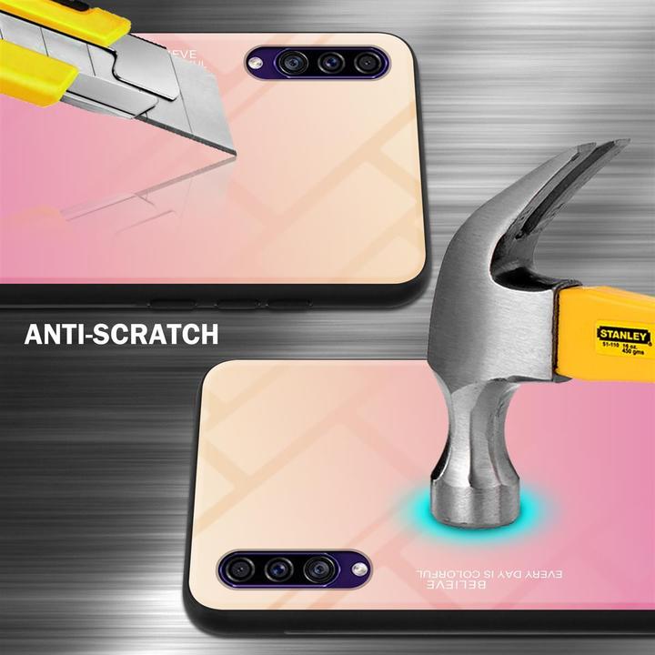 Produktbild Cadorabo TPU 2 Farben Glas Cover (Samsung Galaxy A30s, Samsung Galaxy A50s)