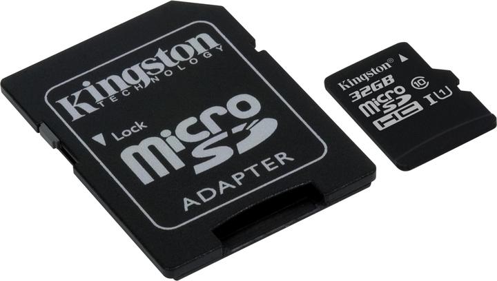 Image du produit Kingston Canvas Select Plus (32 Go, microSDHC, U1, UHS-I)